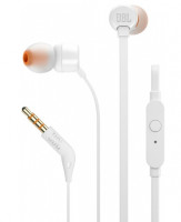 Наушники с микрофоном JBL T110 1.2м белые