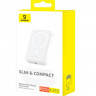 Powerbank с беспроводной зарядкой Baseus Magnetic Mini Air Slim 10000mAh 20W (P10059001223-00) белый