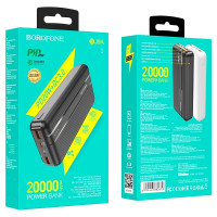 Powerbank Borofone BJ9A 20000mAh 2USB/1C 18W/20W черный