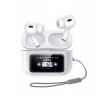 Беспроводные наушники TWS с дисплеем Remax CozyPods W30N BT5.4/ANC/ENC/30mAh (350mAh) белые
