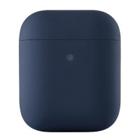 Силиконовый чехол для AirPods темно-синий