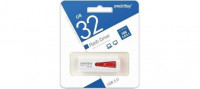 3.0 USB флеш накопитель Smartbuy 32GB IRON White/Red (SB32GBIR-W3)
